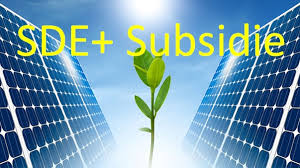 SDE+subsidie